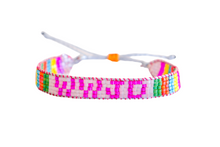 Load image into Gallery viewer, How Great Are Your Wonders WWJD Beaded Bracelet