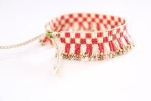 Load image into Gallery viewer, Festival Flare Checkered Fringe Beaded Bracelet
