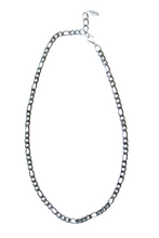 Load image into Gallery viewer, KAVEAH Brushed Rhodium Silver Chain Necklace