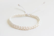 Load image into Gallery viewer, KAVEAH Bright White Stacker Bracelet