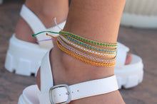 Load image into Gallery viewer, KAVEAH Colors Of Summer 5 Anklet Set
