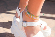 Load image into Gallery viewer, KAVEAH Colors Of Summer 5 Anklet Set