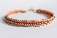 Load image into Gallery viewer, Neon Orange Choker Necklace