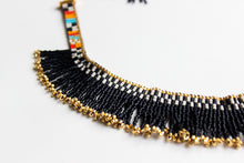 Load image into Gallery viewer, Fringe Fusion Checkerboard Choker Necklace