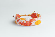 Load image into Gallery viewer, Blossom Blush Checkerboard Beaded Bracelet
