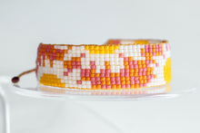 Load image into Gallery viewer, Blossom Blush Checkerboard Beaded Bracelet
