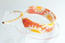 Load image into Gallery viewer, Blossom Blush Checkerboard Beaded Bracelet