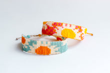 Load image into Gallery viewer, Blossom Blush Checkerboard Beaded Bracelet