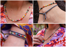 Load image into Gallery viewer, You Made My Daisy 3 in One Beaded Flower Necklace