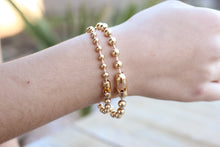 Load image into Gallery viewer, 14K Gold Large Ball Chain Bracelet