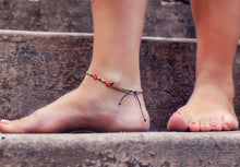 Load image into Gallery viewer, Wild Flowers Beaded Anklet