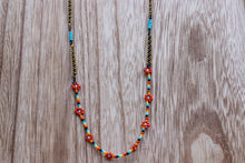 Load image into Gallery viewer, Make My Daisy Beaded Flower Necklace