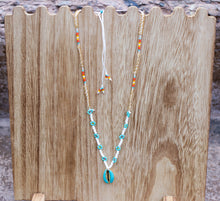 Load image into Gallery viewer, Ok, Bloomer Beaded Flower Necklace