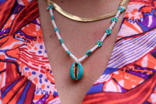 Load image into Gallery viewer, Ok, Bloomer Beaded Flower Necklace