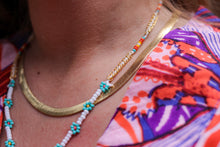 Load image into Gallery viewer, Ok, Bloomer Beaded Flower Necklace