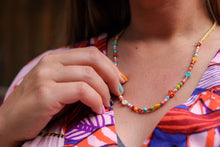 Load image into Gallery viewer, I Ain't Dandelion 3 in One Beaded Flower Necklace