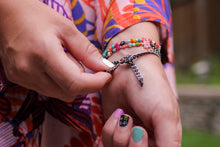 Load image into Gallery viewer, You Made My Daisy 3 in One Beaded Flower Necklace