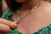 Load image into Gallery viewer, You Made My Daisy Beaded Flower Necklace
