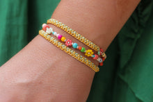 Load image into Gallery viewer, I Ain't Dandelion 3 in One Beaded Flower Necklace