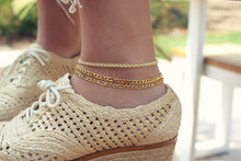 Cargar imagen en el visor de la galería, Venice Layering Chain Anklet
