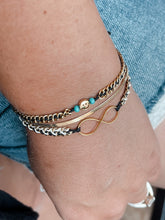 Load image into Gallery viewer, I Love You To Infiniti Charm Bracelet