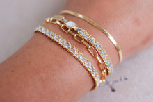 Load image into Gallery viewer, Grey and White Stacker Bracelet