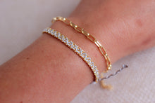Load image into Gallery viewer, Grey and White Stacker Bracelet