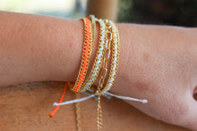 Load image into Gallery viewer, Dainty Neon Orange Stacker Bracelet