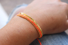 Load image into Gallery viewer, Dainty Neon Orange Stacker Bracelet