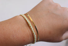 Load image into Gallery viewer, Dainty Minty Blue Stacker Bracelet