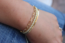 Load image into Gallery viewer, Dainty Minty Blue Stacker Bracelet