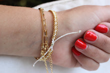 Cargar imagen en el visor de la galería, Dainty White Stacker Bracelet