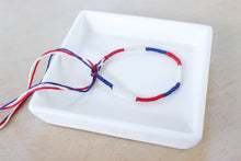 Load image into Gallery viewer, Born In The USA Hand Tied Bracelet
