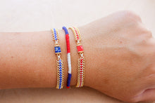 Load image into Gallery viewer, Born In The USA Hand Tied Bracelet