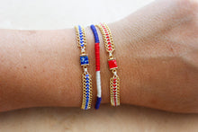 Load image into Gallery viewer, Born In The USA Hand Tied Bracelet