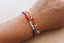 Load image into Gallery viewer, Born In The USA Hand Tied Bracelet