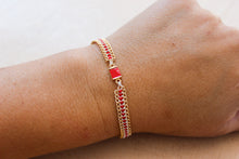 Load image into Gallery viewer, Big Red Charm Bracelet