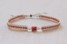 Load image into Gallery viewer, Big Red Charm Bracelet