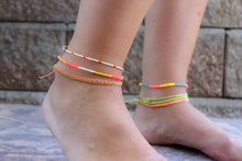 Cargar imagen en el visor de la galería, Poolside Hand Tied Anklet
