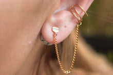 Load image into Gallery viewer, Moon Dweller 3 In One Earring and Ear Cuff (Ear Jacket)
