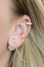 Load image into Gallery viewer, Moon Dweller 3 In One Earring and Ear Cuff (Ear Jacket)