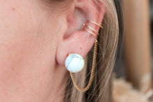 Load image into Gallery viewer, Moon Dweller 3 In One Earring and Ear Cuff (Ear Jacket)