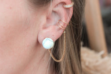 Load image into Gallery viewer, Moon Dweller 3 In One Earring and Ear Cuff (Ear Jacket)