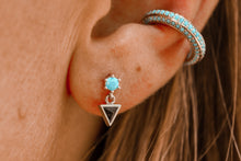 Load image into Gallery viewer, Silver Flex Ear Jackets | Earrings 3 In 1