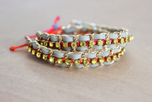 Load image into Gallery viewer, Citrine Twist Bracelet Set
