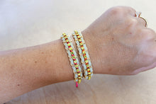 Load image into Gallery viewer, Citrine Twist Bracelet Set