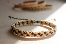 Load image into Gallery viewer, Black Checkerboard Bracelet
