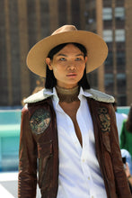 Load image into Gallery viewer, Tan Fringe Choker Necklace