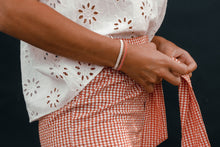 Cargar imagen en el visor de la galería, Off White *Silver* Stacker Bracelet