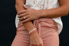 Cargar imagen en el visor de la galería, Off White *Silver* Stacker Bracelet